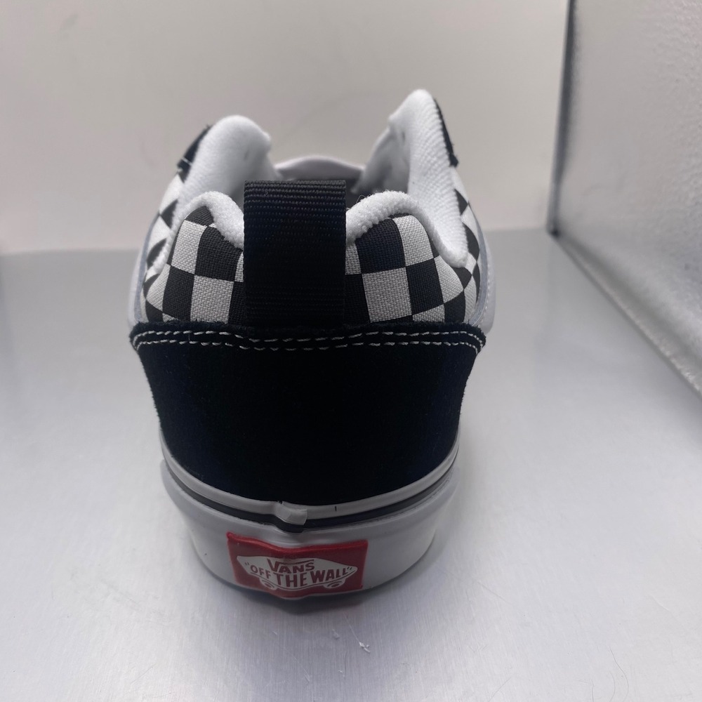 NEW Vans Knu Skool Checkerboard Black White Puffy Skate Shoes Kids 4 90s Retro - Picture 6 of 11